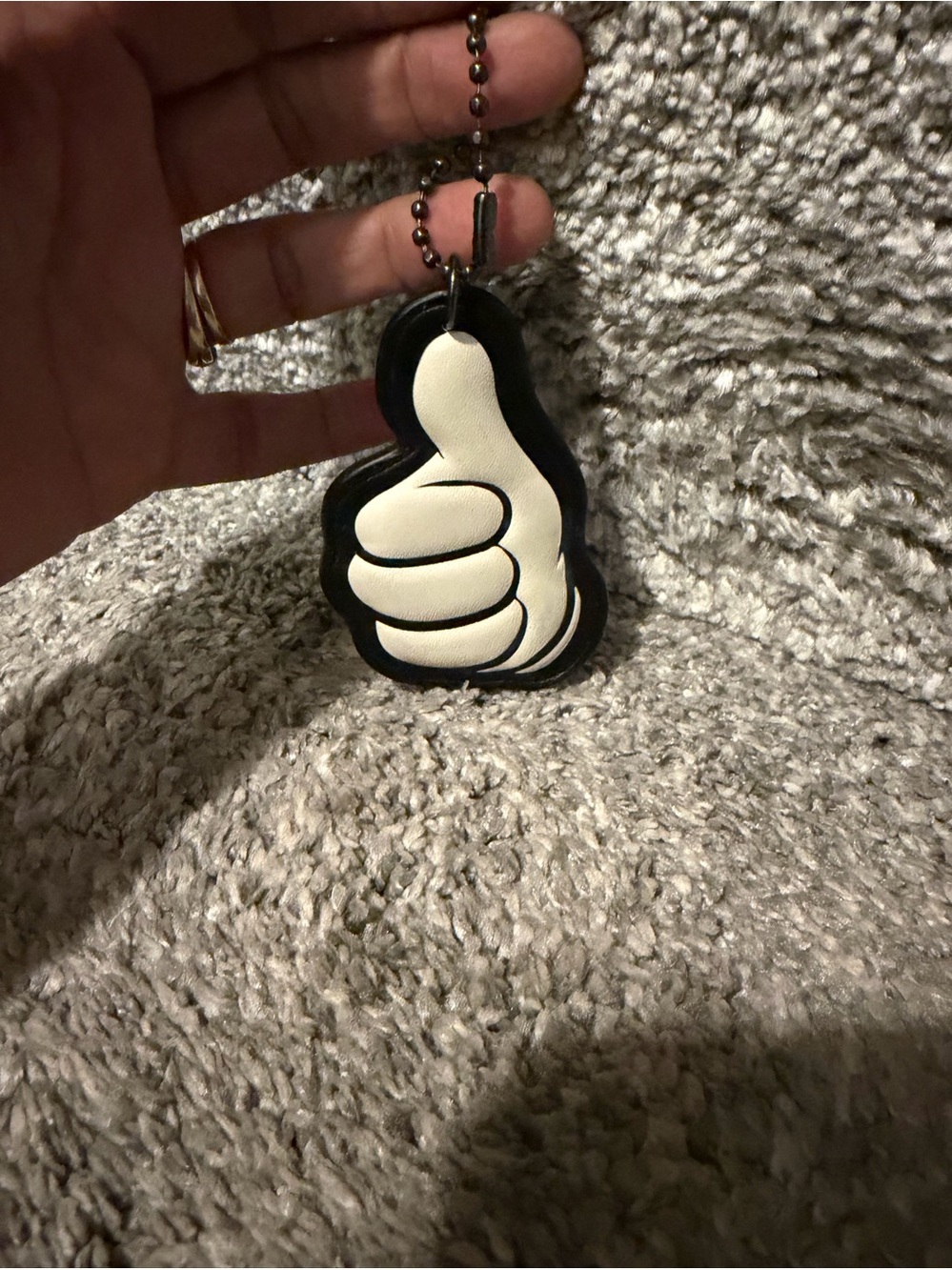 COACH x Disney Mickey Mouse Thumbs Up Tag Charm